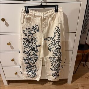 Free People Barrel Pants
